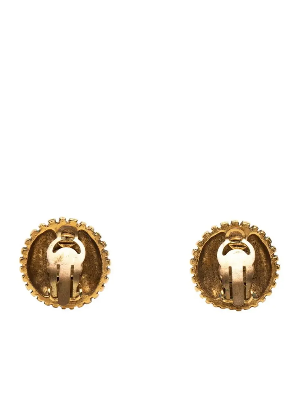 Chanel Cc Logo Clip-On Earrings Metal #246965C68B
